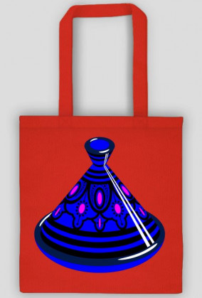 Blue Tajine. Torba bawełniana