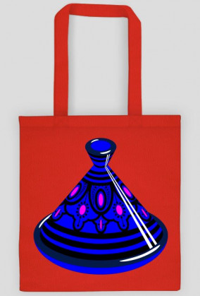 Blue Tajine. Torba bawełniana
