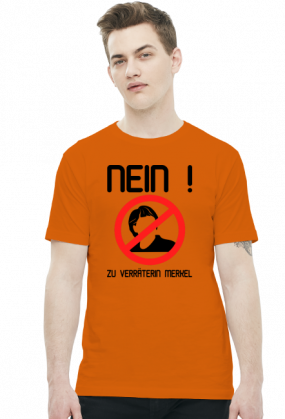 Nein zu Verräterin Merkel (t-shirt) dark image