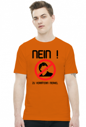 Nein zu Verräterin Merkel (t-shirt) dark image