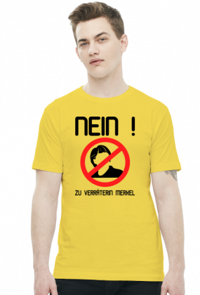 Nein zu Verräterin Merkel (t-shirt) dark image