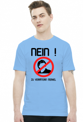 Nein zu Verräterin Merkel (t-shirt) dark image