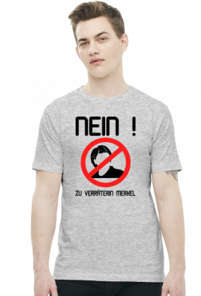 Nein zu Verräterin Merkel (t-shirt) dark image