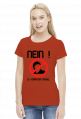 Nein zu Verräterin Merkel (woman t-shirt) dark image