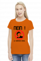 Nein zu Verräterin Merkel (woman t-shirt) dark image