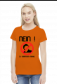 Nein zu Verräterin Merkel (woman t-shirt) dark image