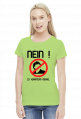 Nein zu Verräterin Merkel (woman t-shirt) dark image