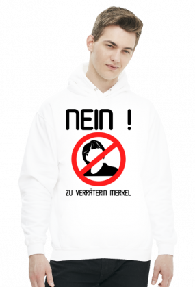 Nein zu Verräterin Merkel (hoodie) dark image