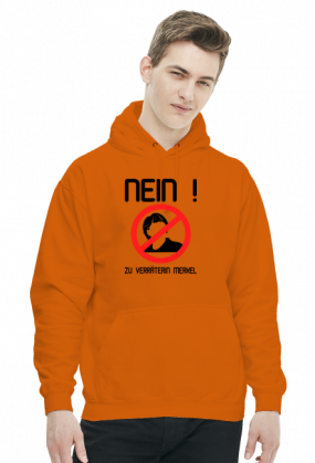 Nein zu Verräterin Merkel (hoodie) dark image