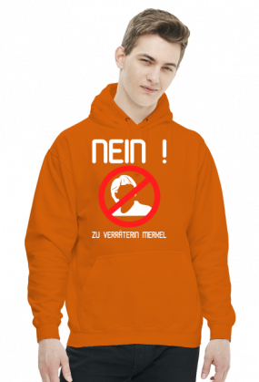 Nein zu Verräterin Merkel (hoodie) light image