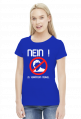 Nein zu Verräterin Merkel (woman t-shirt) light image