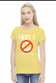 Nein zu Verräterin Merkel (woman t-shirt) light image