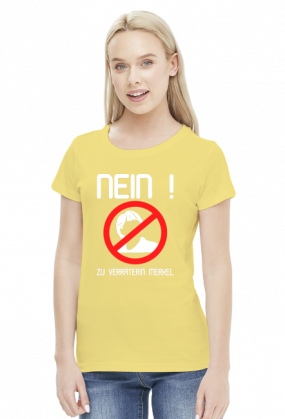 Nein zu Verräterin Merkel (woman t-shirt) light image