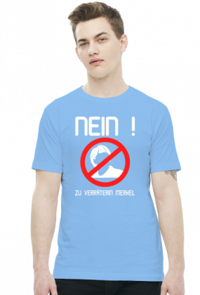 Nein zu Verräterin Merkel (t-shirt) light image