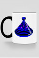 Blue Tajine. Kubek z kolorowym uchem