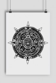 Kalendarz Azteków - plakat