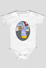 Człowiek z parasolem - body dziecięce