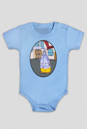 Człowiek z parasolem - body dziecięce