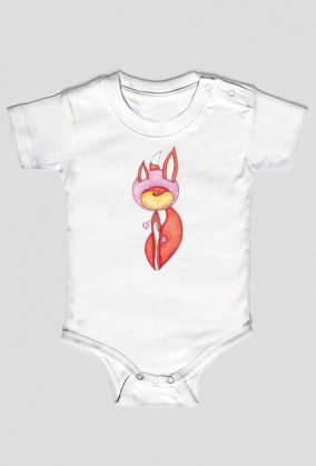 Zwierzątka-body z lisiczką