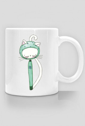 Zwierzątka-kubek z kotką