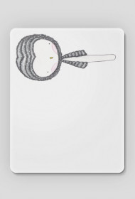 Zwierzątka-podkładka z sówką