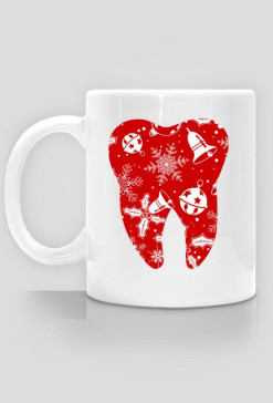 Christmas tooth kubek