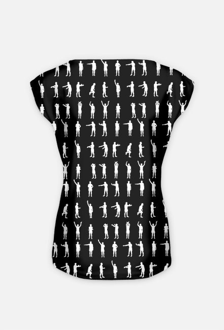 Fullprint black damski