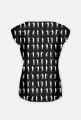 Fullprint black damski
