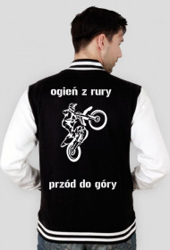 Ogień z rury przód do góry