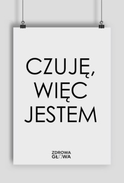 CZUJĘ - plakat