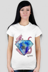 T-shirt with diamond rat!