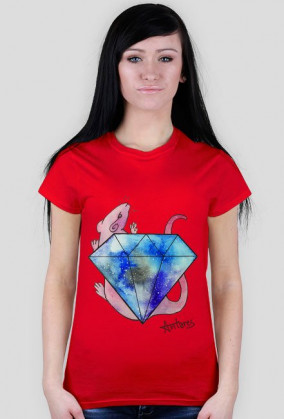 T-shirt with diamond rat!
