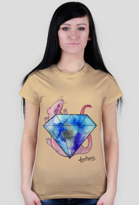 T-shirt with diamond rat!
