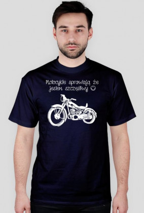 moto szczęście - biel