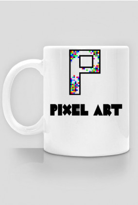 Kubek z oficjalnym logiem Pixel Art.
