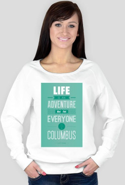 BLUZA Z NADRUKIEM