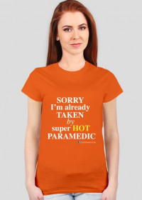 T-shirt SORRY orange
