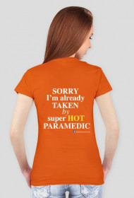SORRY paramedic orange back