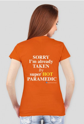 SORRY paramedic orange back