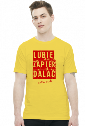 'Lubię zapier* moim Audi' koszulka męska
