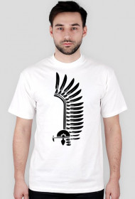 Koszulka husarz czarny nadruk