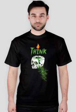 Czaszka THINK....myśl.