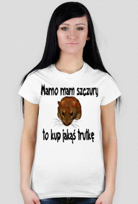 Koszulka Damska Mamo mam szczury