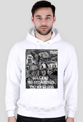 BLUZA Z GÓRNICZYM MOTYWEM