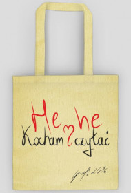 Torba "Hehe - Kocham czytać"
