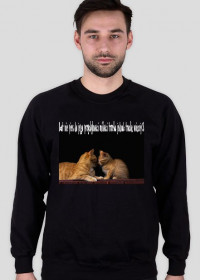 kot nie pies-czarna bluza