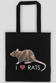 torba I love RATS jednostronna
