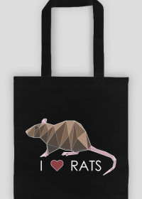 torba I love RATS jednostronna