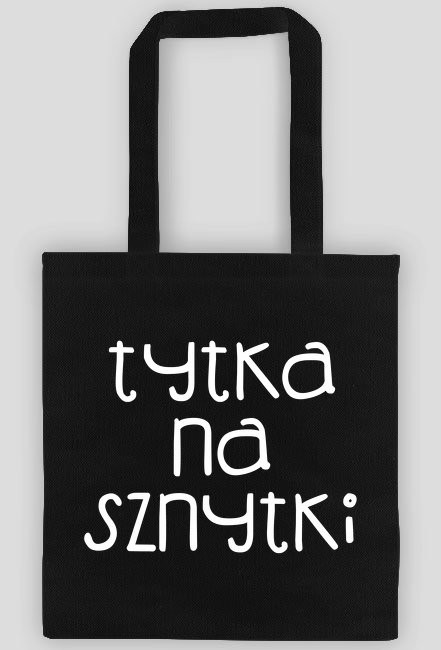 Czarna tytka na sznytki!