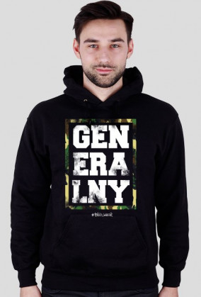 #GENERALNY - Czarna Bluza Męska